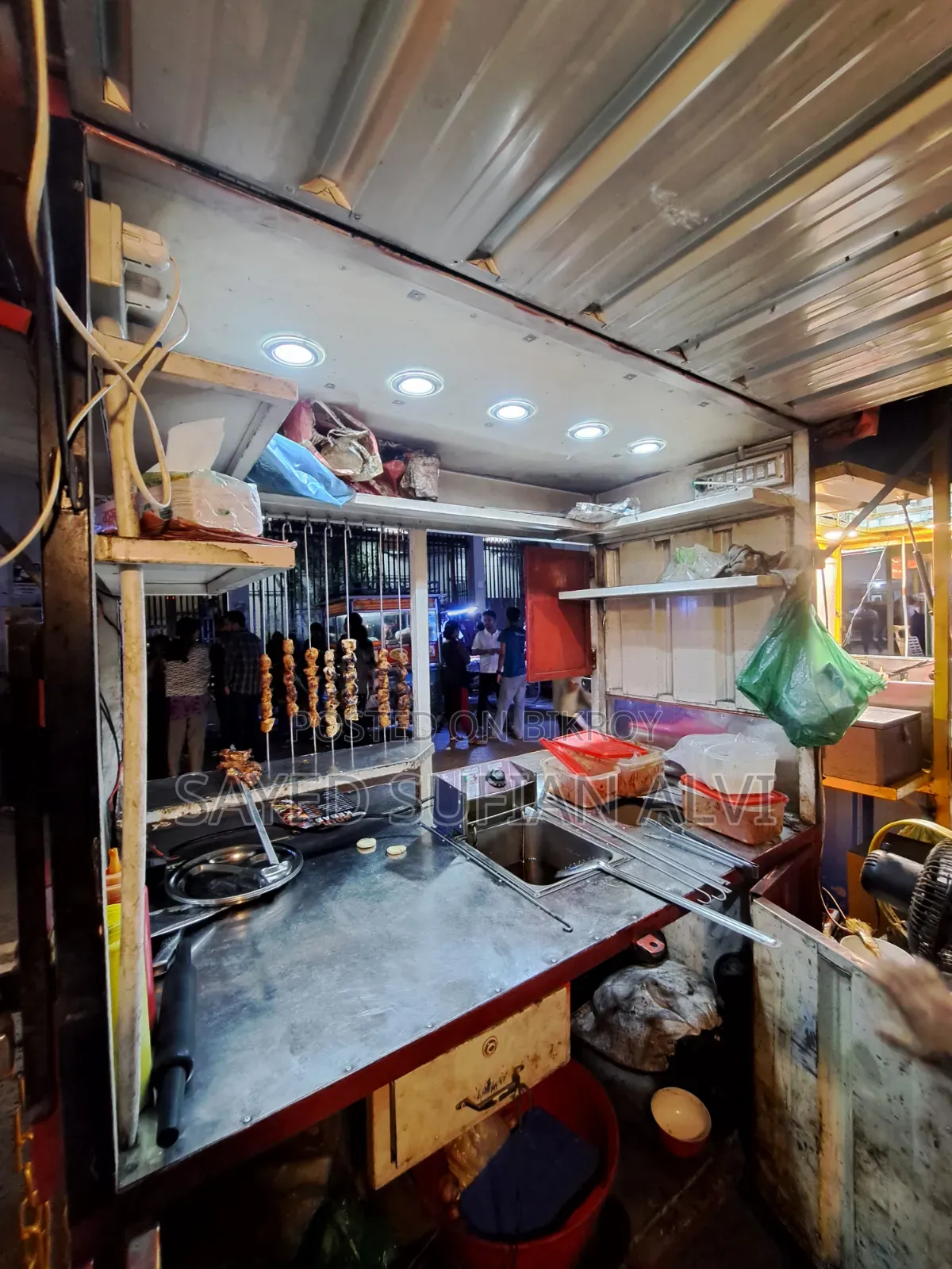 Food cart for sale.