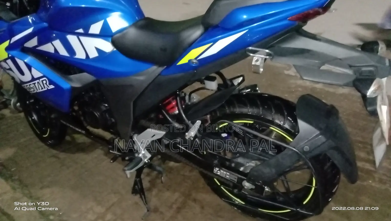 Suzuki Gixxer SF FI 2020 Blue