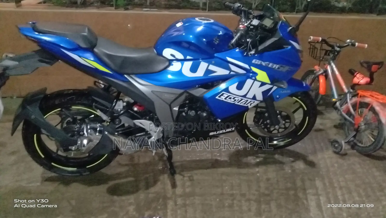 Suzuki Gixxer SF FI 2020 Blue