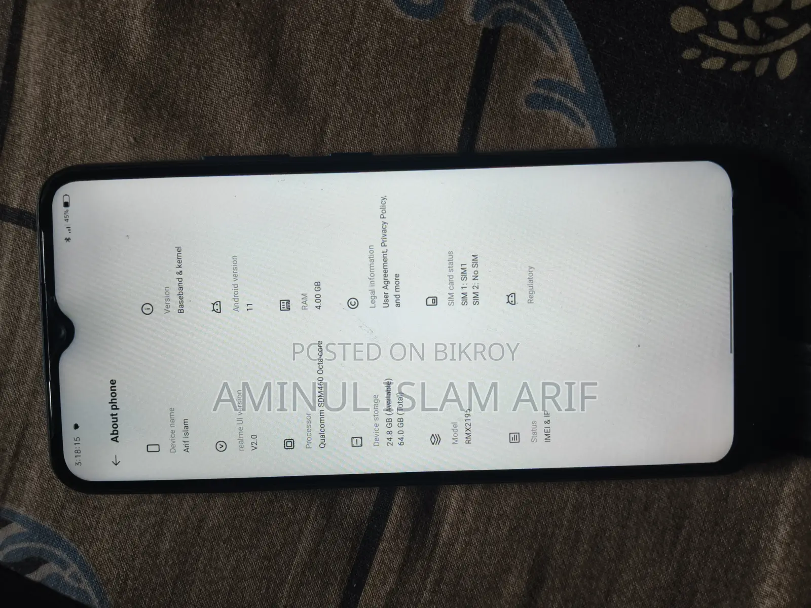 Realme C15 Qualcomm Edition 64 GB Blue