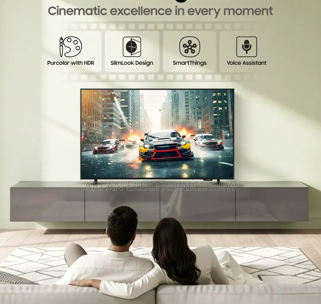 Sony Plus ৫০" ফ্রেমলেস অ্যান্ড্রয়েড স্মার্ট টিভি ৫ বছরের গ্যারান্টি