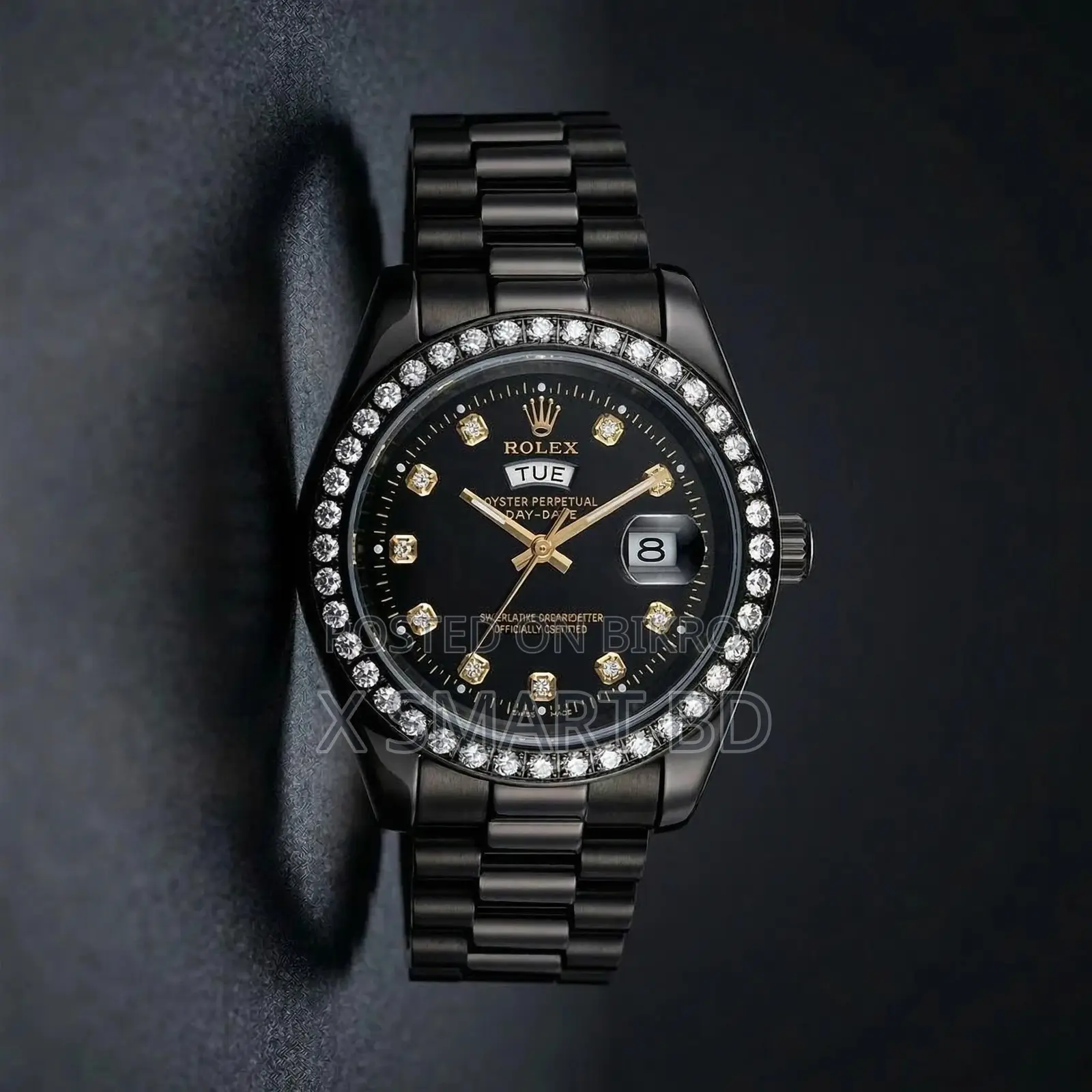 Rolex Quartz Movement Stainless Steel Analog Watch for Men
