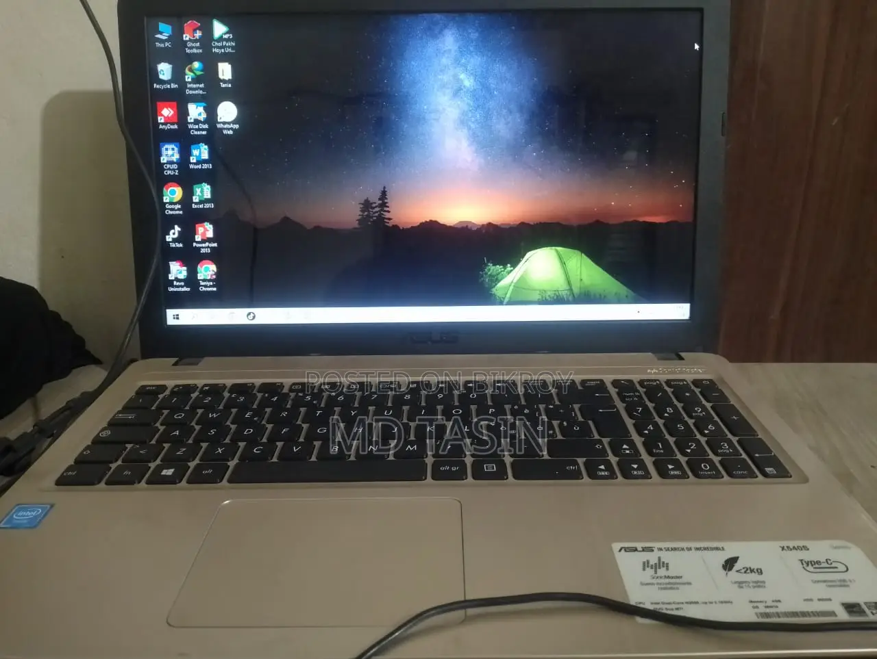 Laptop Asus X540LA 4GB Intel Core 2 Duo HDD 500GB