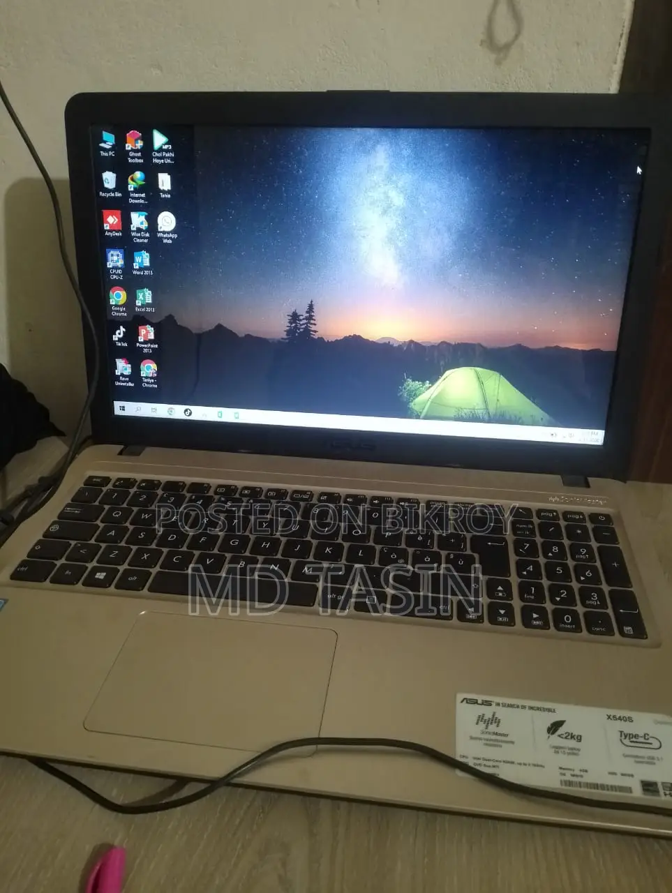 Laptop Asus X540LA 4GB Intel Core 2 Duo HDD 500GB