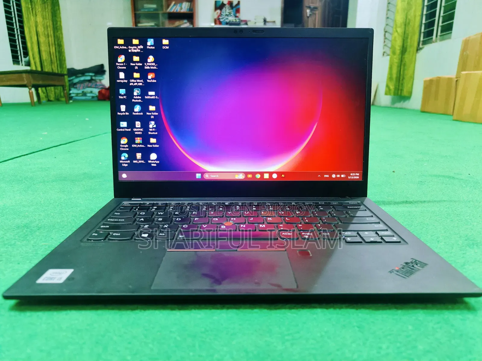 Laptop Lenovo ThinkPad X1 Carbon 16GB Intel Core I5 SSD 512GB