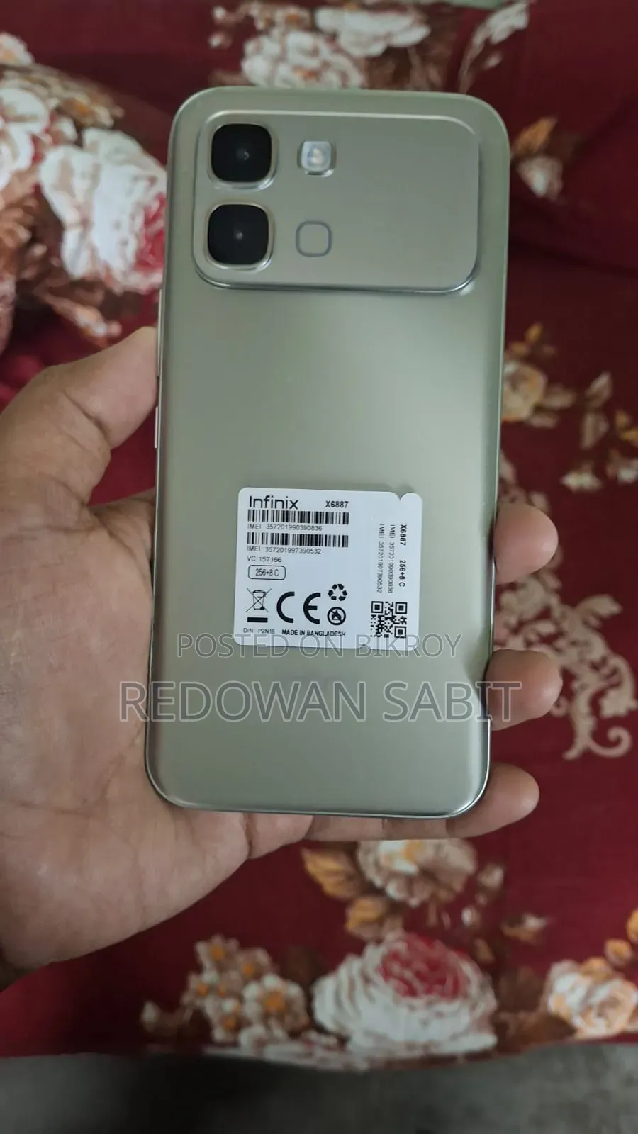 Infinix Note Edge 256 GB Silver