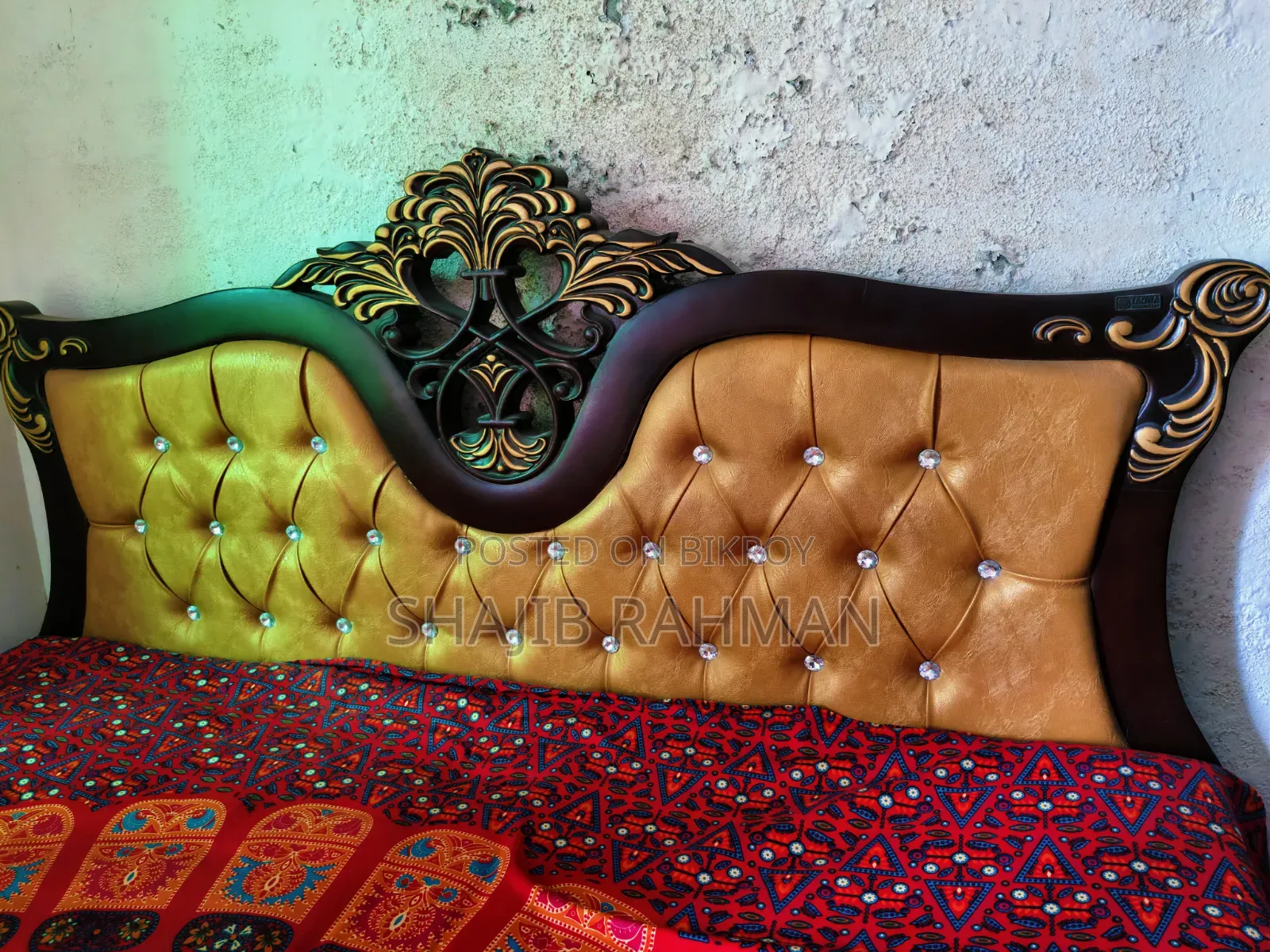 Victoria Design Bed Imported Custom Made Bed King Size 7ft by 6ft