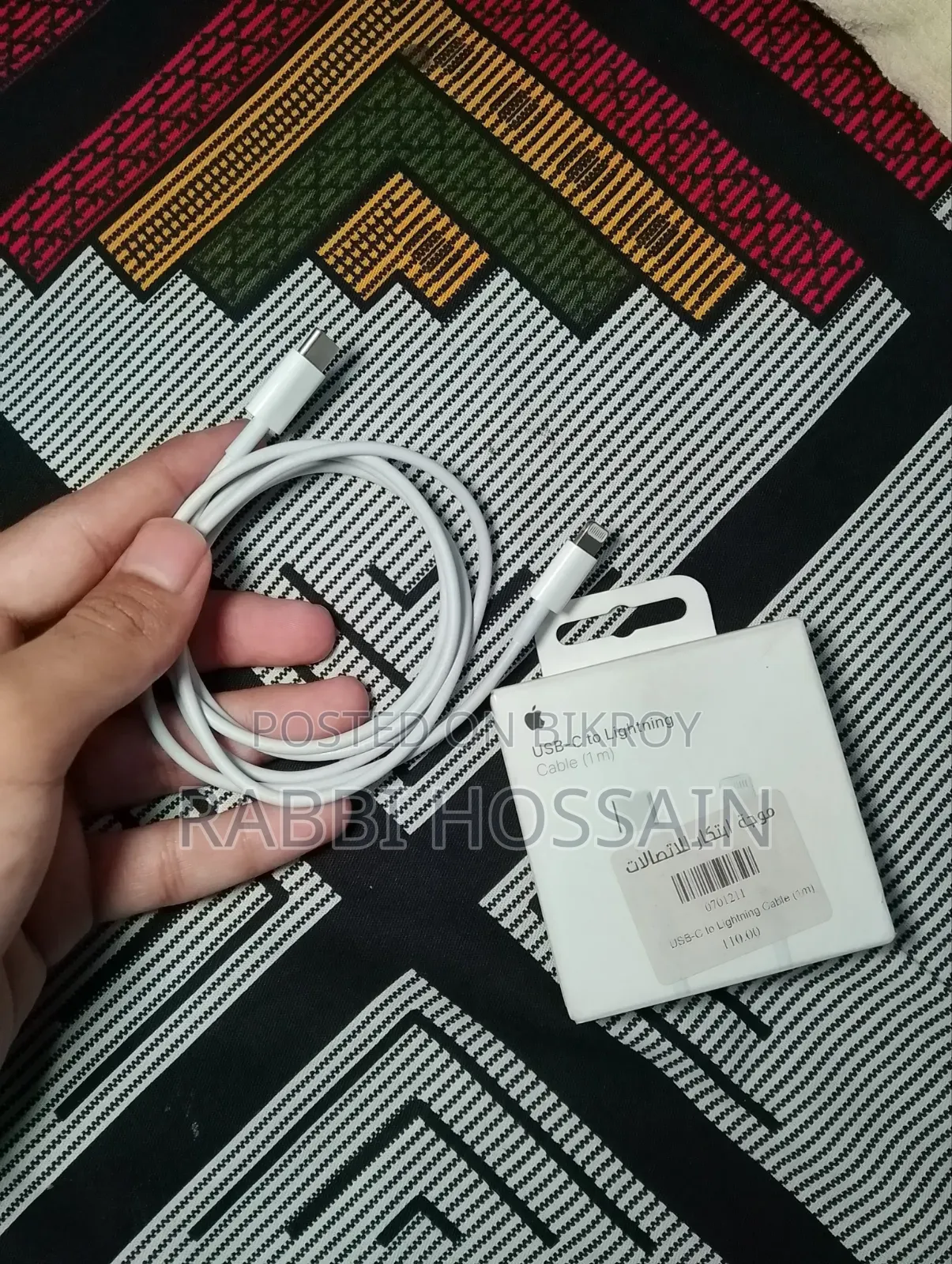 Apple Original Usb-C to Lightning Cable (Certified) — Like New