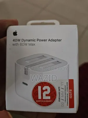 Apple 40w Dynamic Power Adapter With 60w Max for iPhone [12-17]