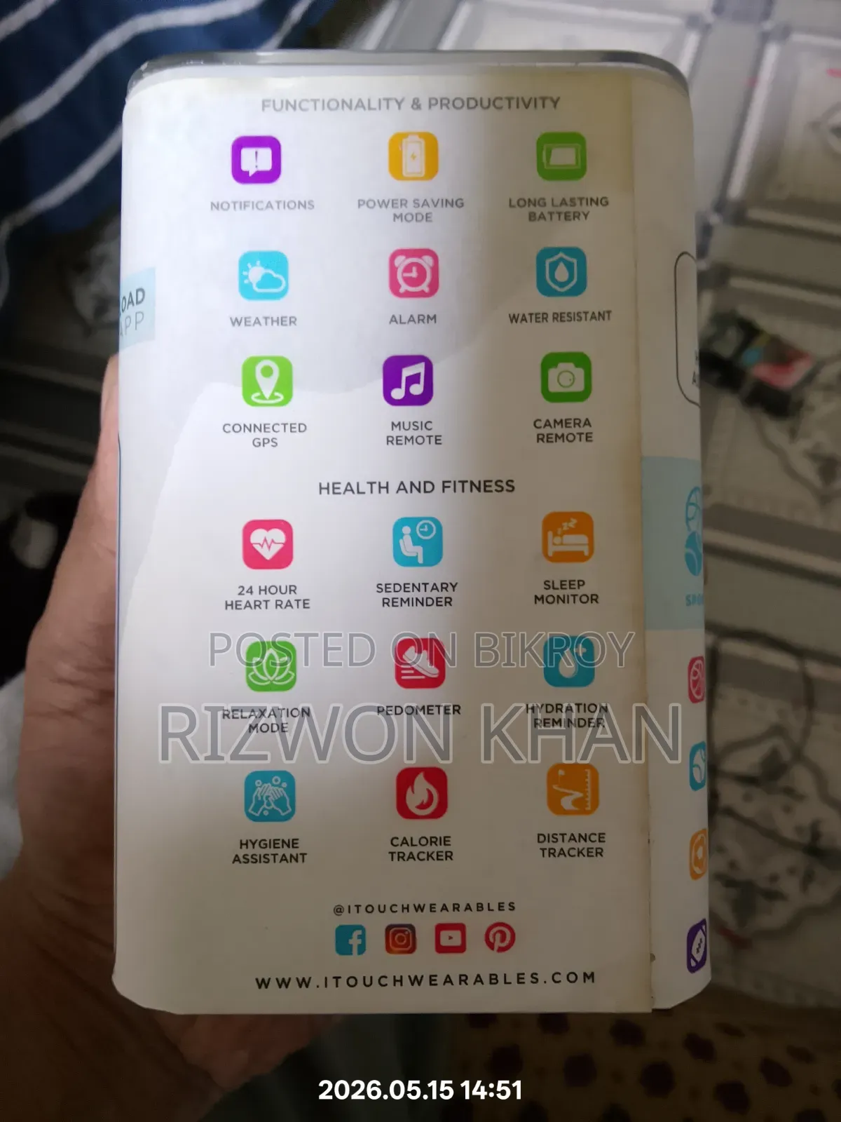 I Touch Air 3 Smart watch
