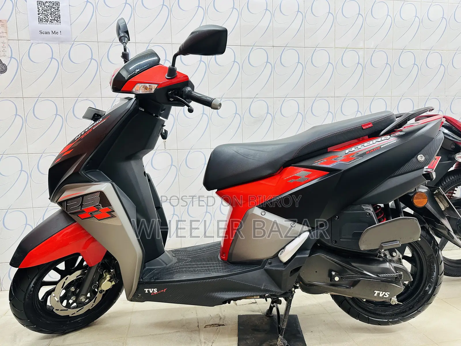 TVS Ntorq 125 2025 Red