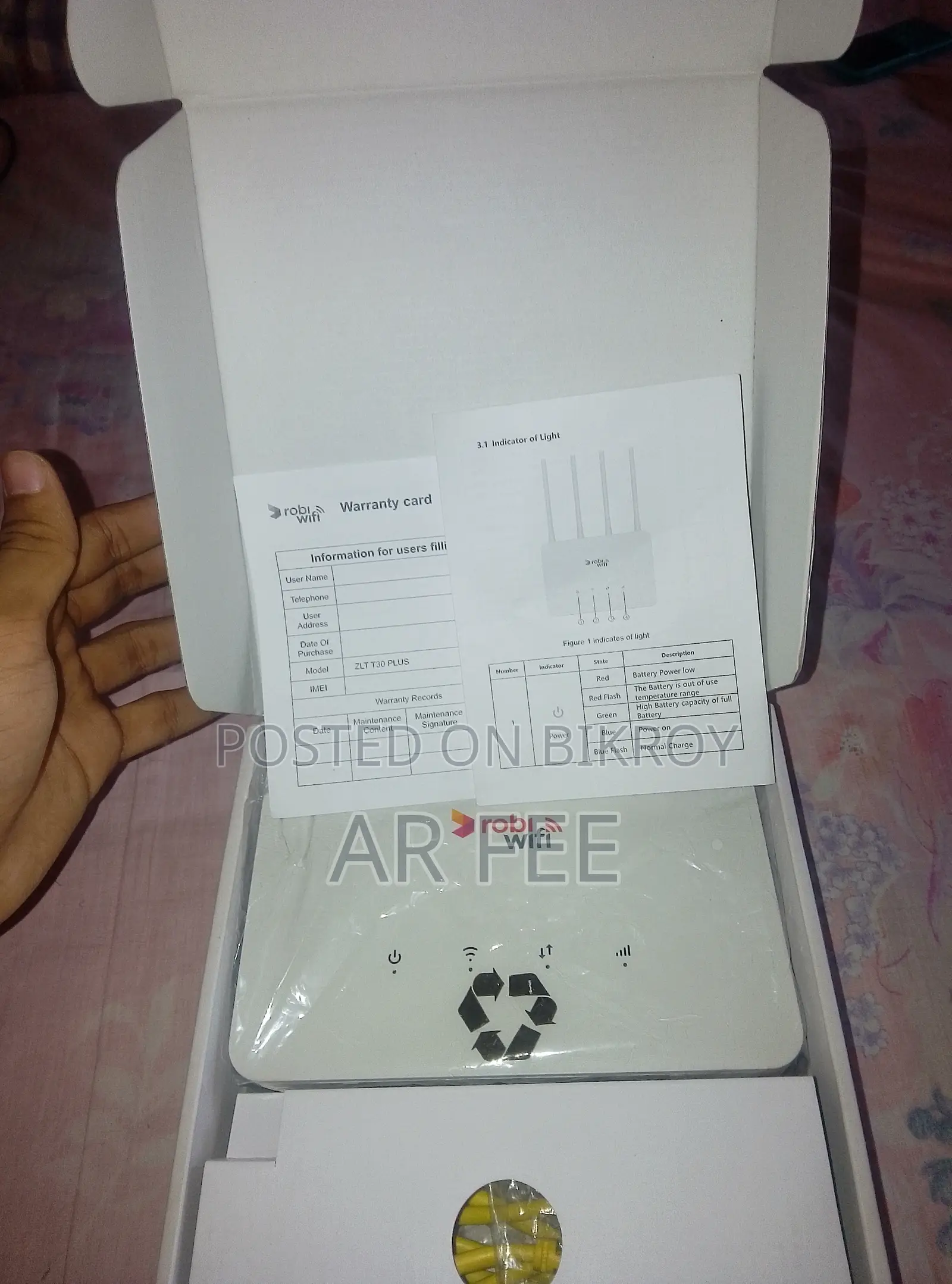 Robi ZLT T30 Plus Wifi Router