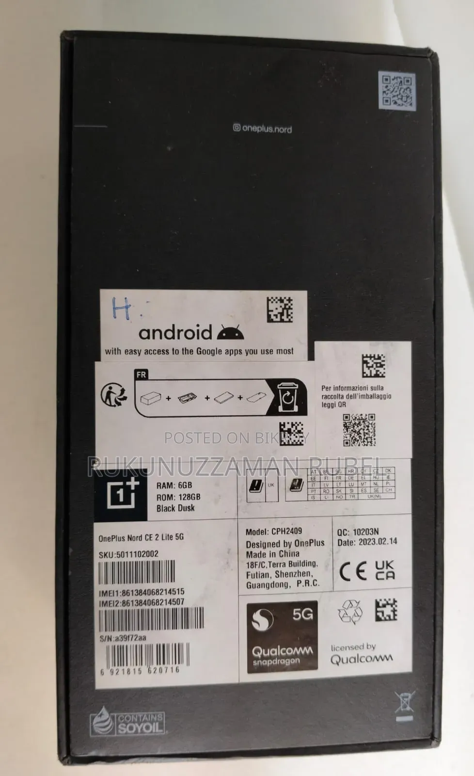 OnePlus Nord CE 2 Lite 5G 128 GB Black