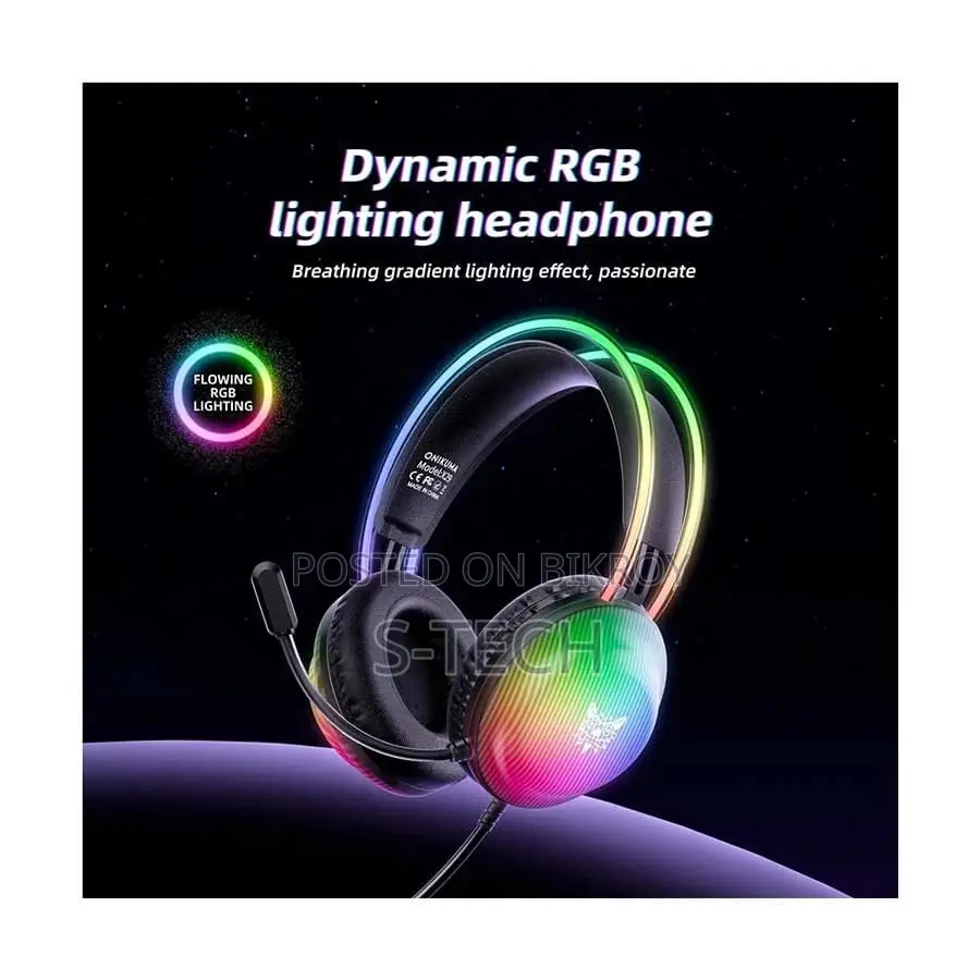 Onikuma X29 RGB Wired Black Professional Gaming Headphone