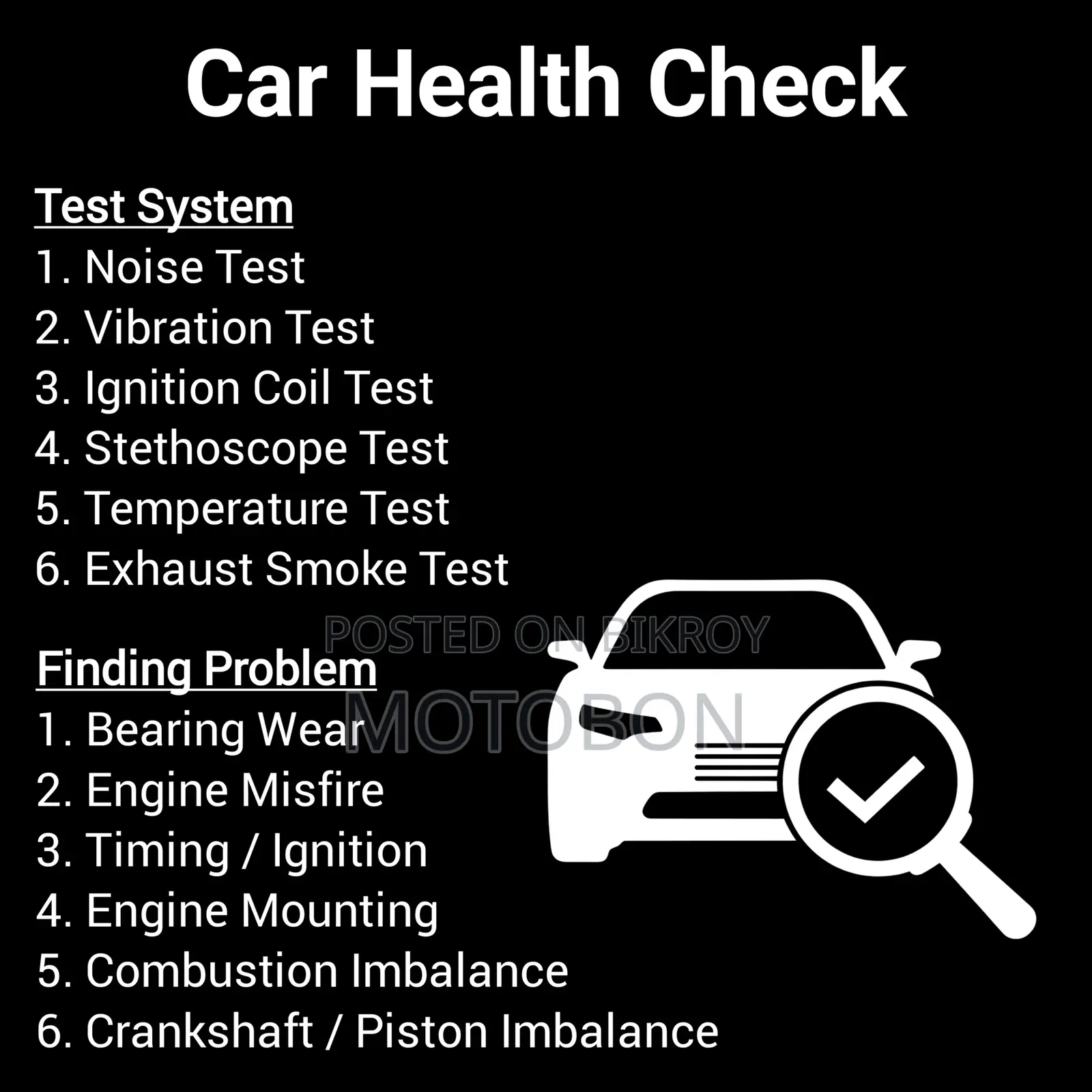 Car Health Check