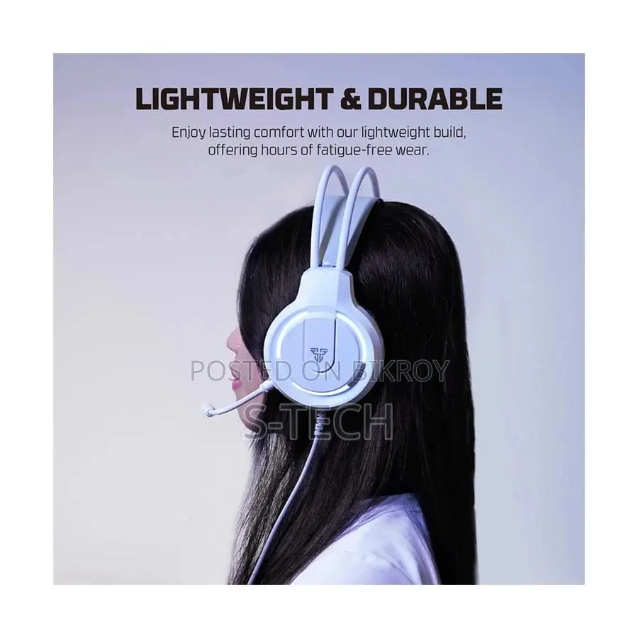 Fantech Hq53 Flash Wired White Gaming Headphone