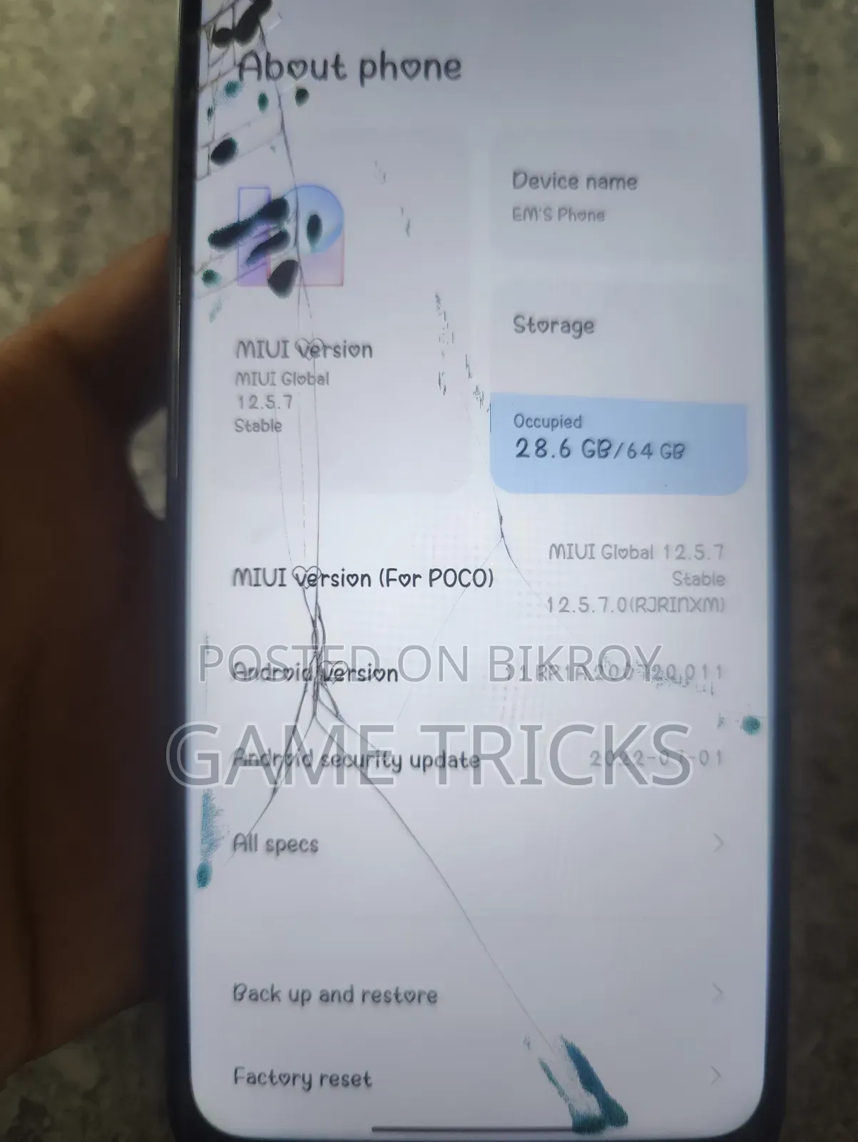 Xiaomi Poco M2 64 GB Black