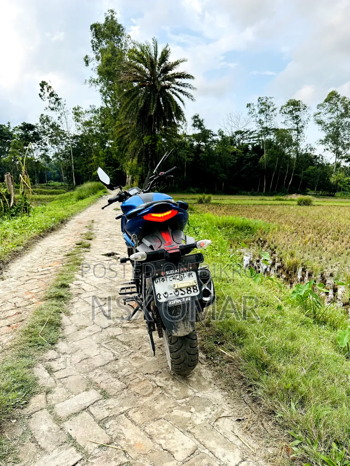 Suzuki Gixxer Monotone 2022 Blue
