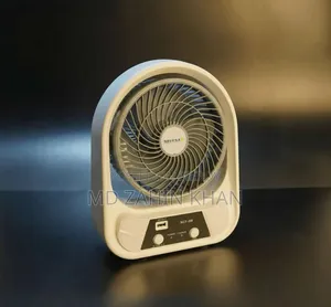 Novena 8 Inch Rechargeable Fan With Led Light পাইকারি দামে খুচরা ফ্যান