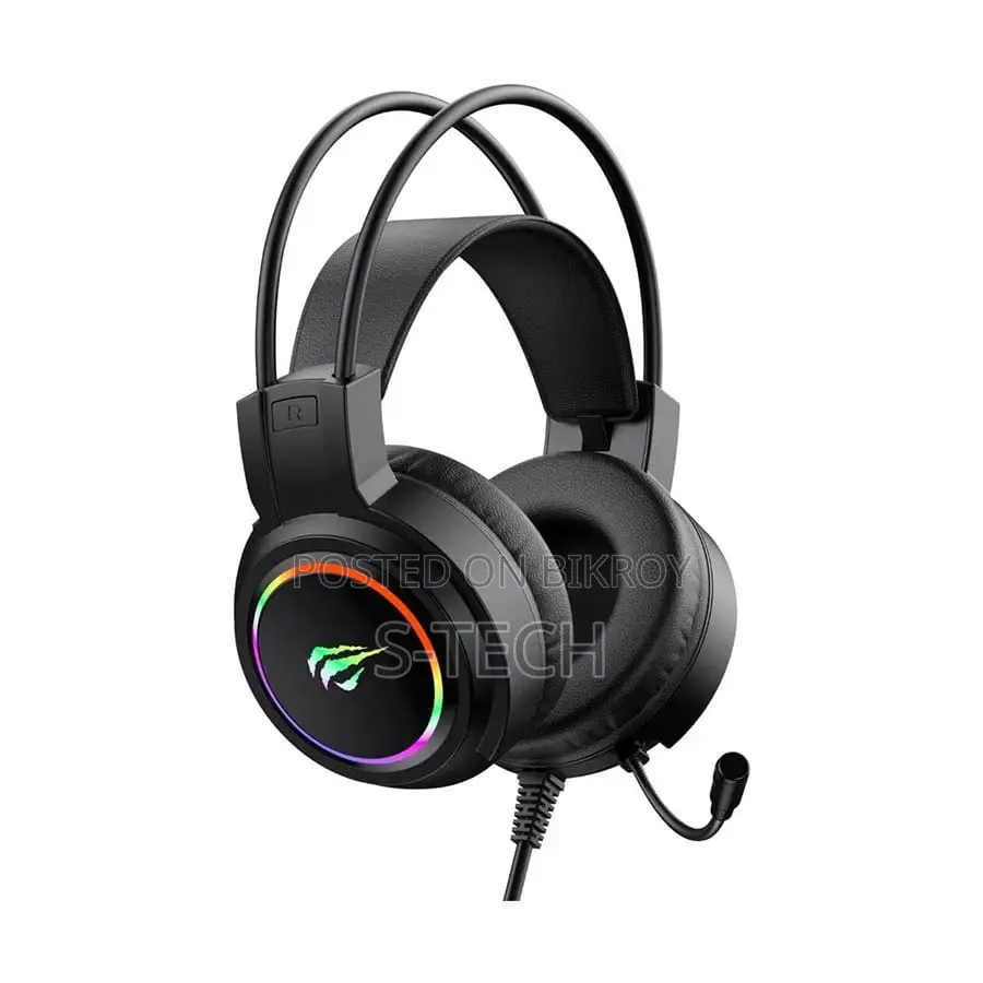 Havit Gamenote Hg902d RGB Wired Black Gaming Headphone