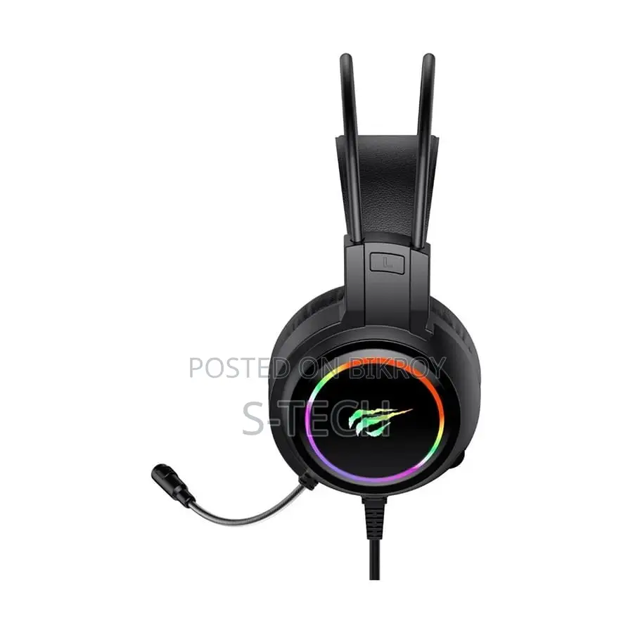 Havit Gamenote Hg902d RGB Wired Black Gaming Headphone