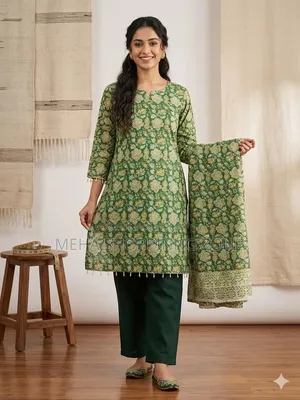 Readymade Printed Three-Piece Set
