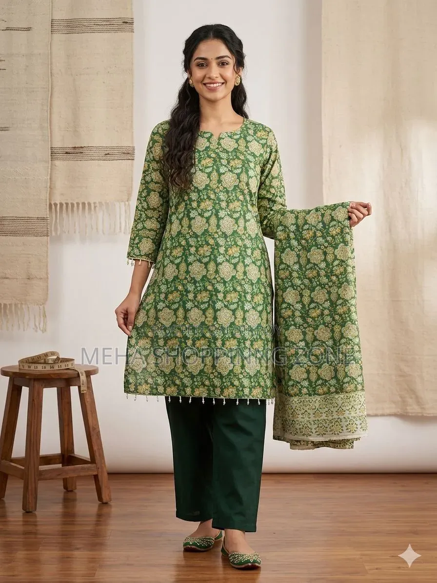 Readymade Printed Three-Piece Set