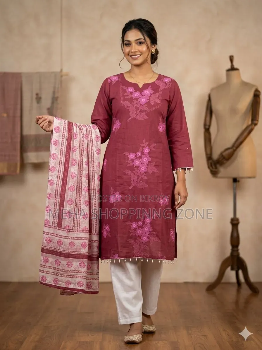 Readymade Printed Three-Piece Set