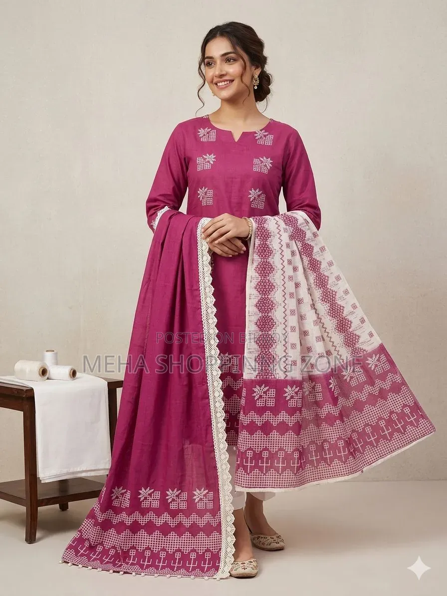 Readymade Printed Three-Piece Set