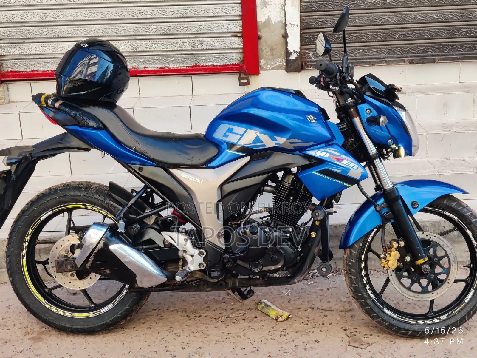 Suzuki Gixxer Monotone 2017 Blue