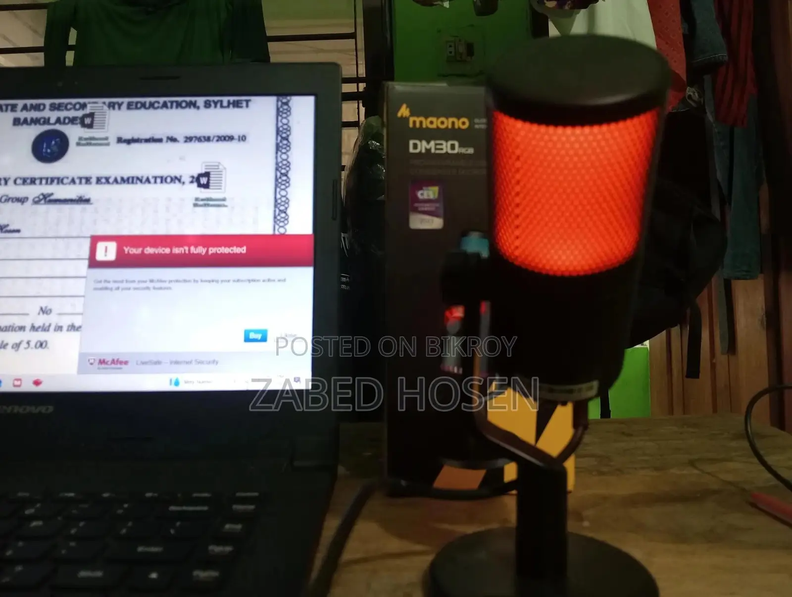 Maono Dm30 RGB Microphone