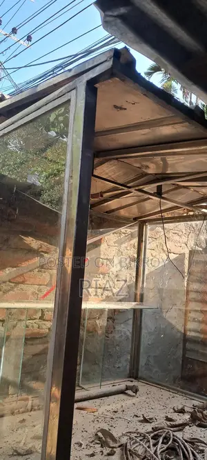 Street Shop for Sale. The shop is made entirely of steel.