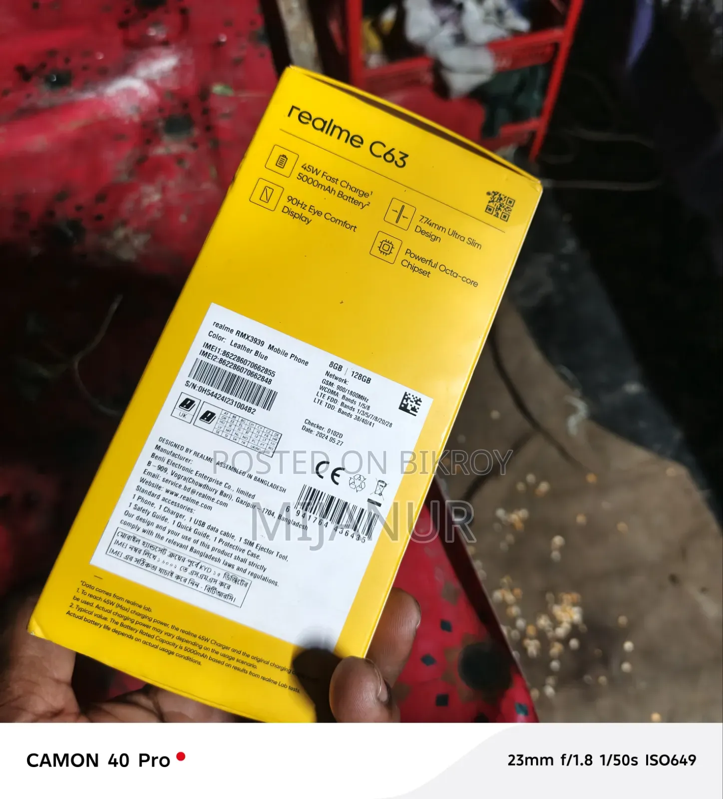 Realme C61 128 GB Gray
