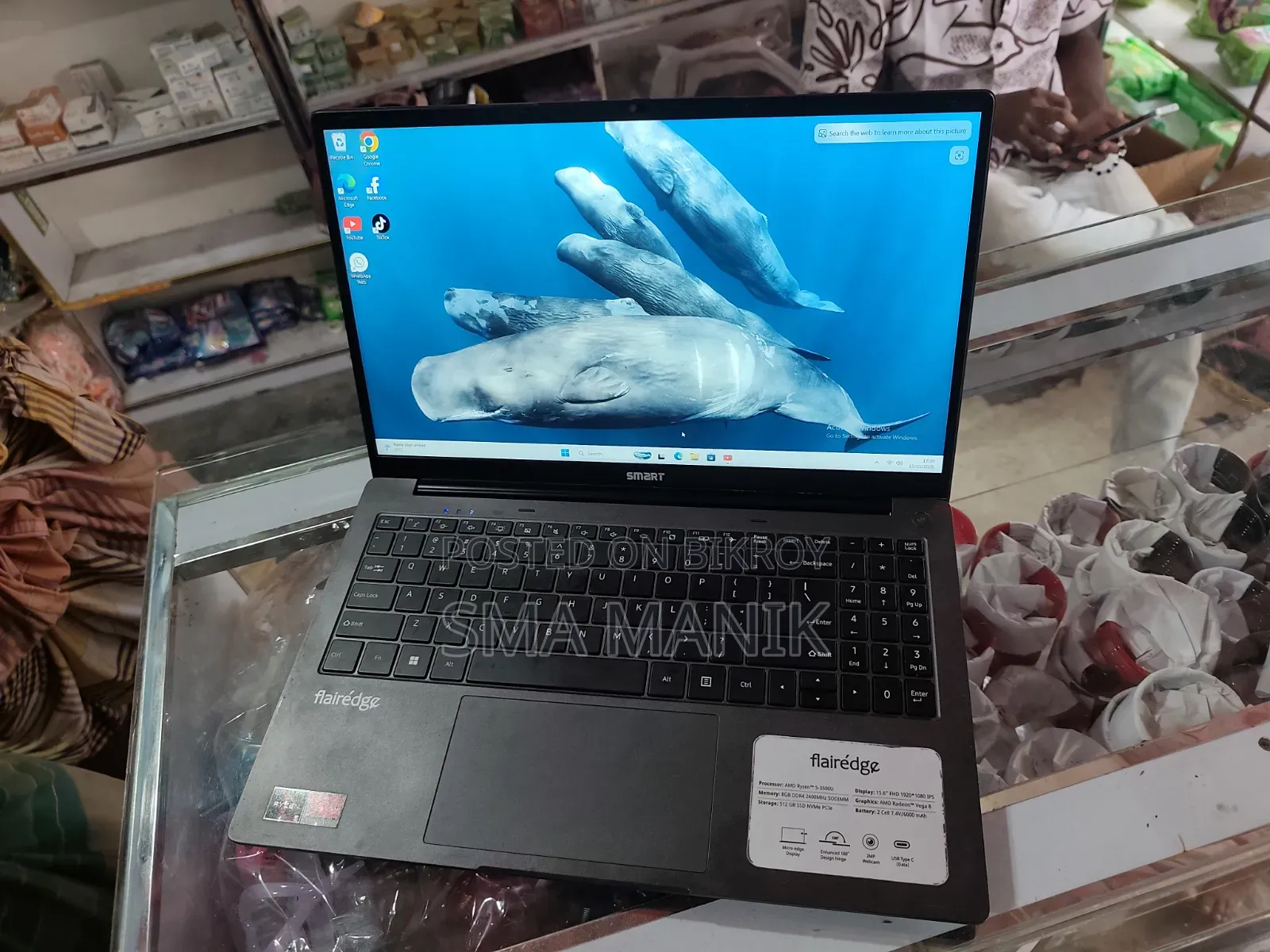 Laptop 8GB AMD Ryzen 5 SSD 512GB