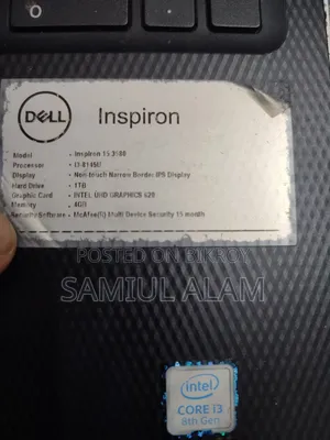 Laptop Dell Inspiron 15 3000 4GB Intel Core i3 HDD+SSD 1T