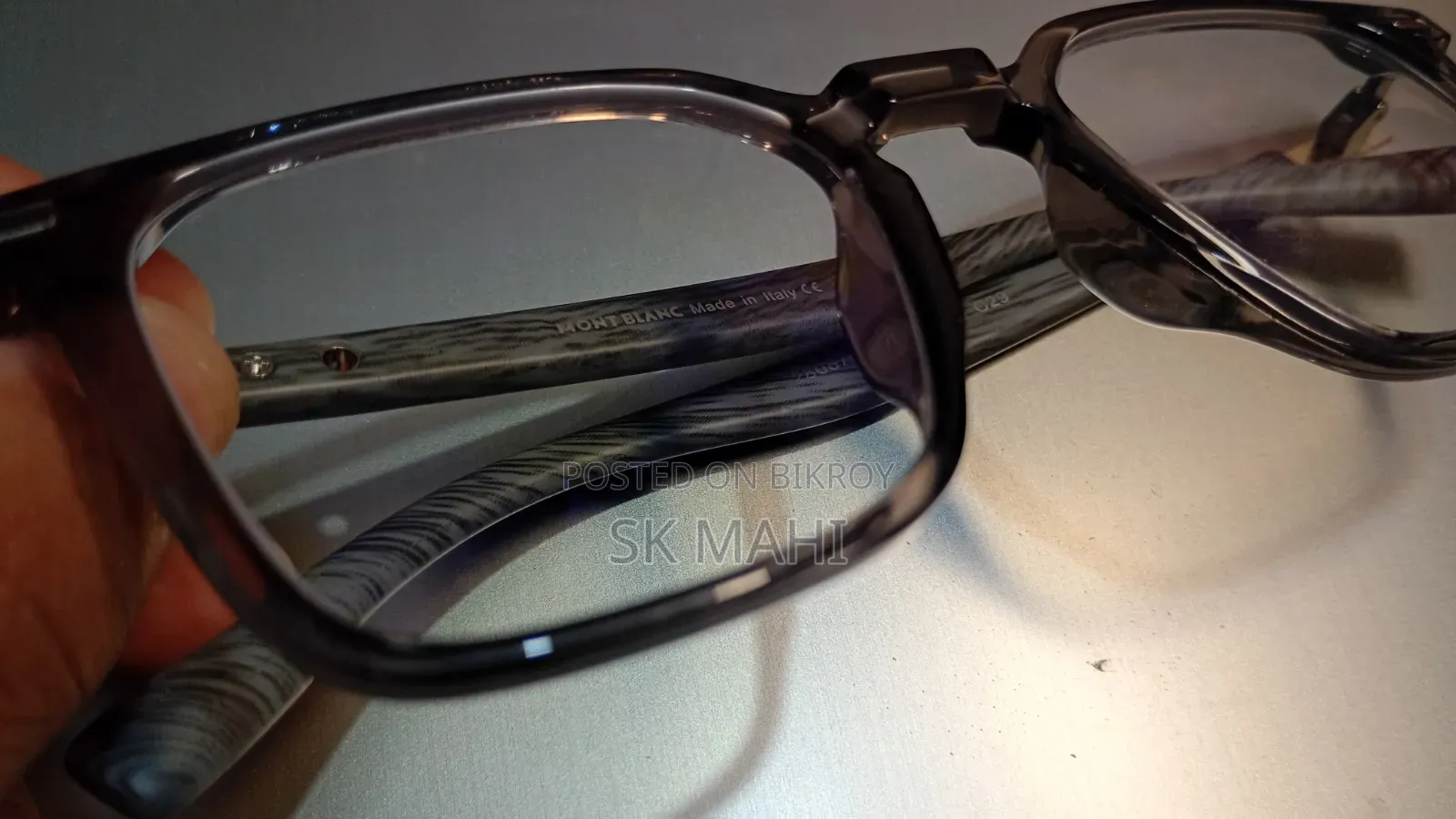 Mont Blanc Eye Glasses (Wooden Design) ফিক্সড প্রাইস