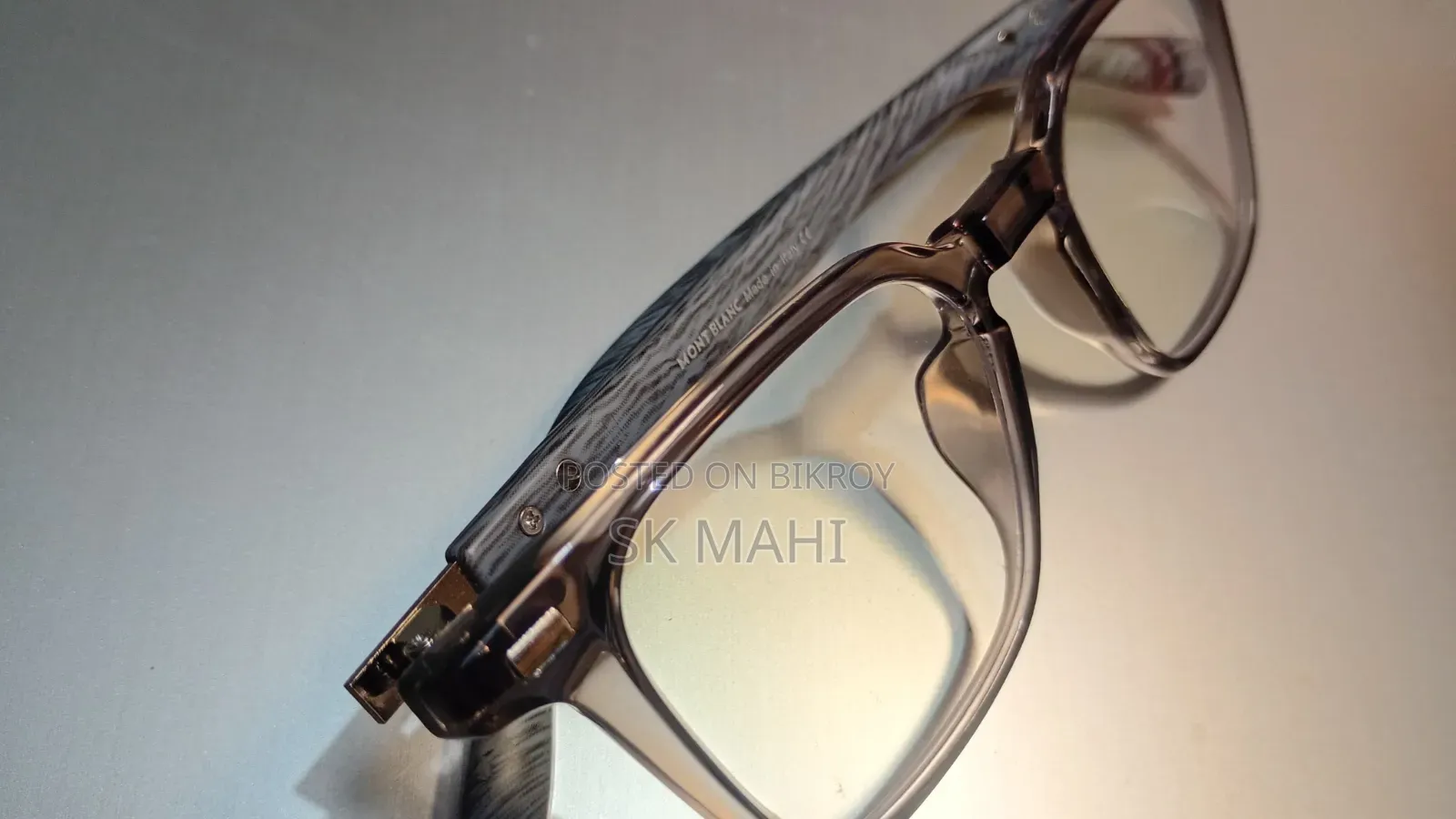 Mont Blanc Eye Glasses (Wooden Design) ফিক্সড প্রাইস