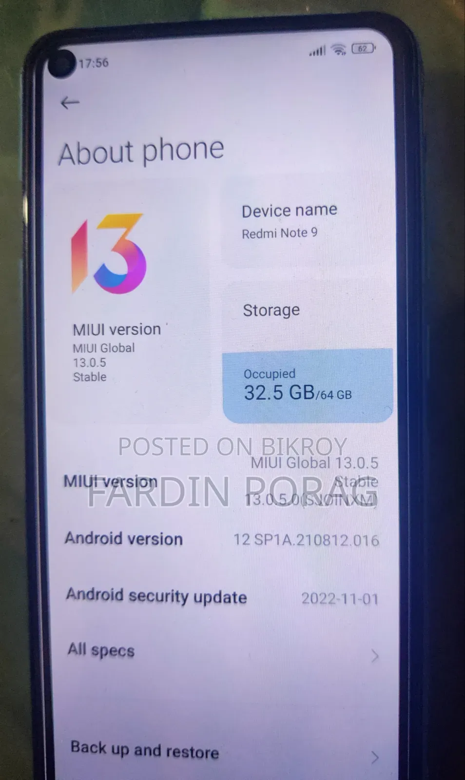Xiaomi Redmi Note 8 64 GB Green