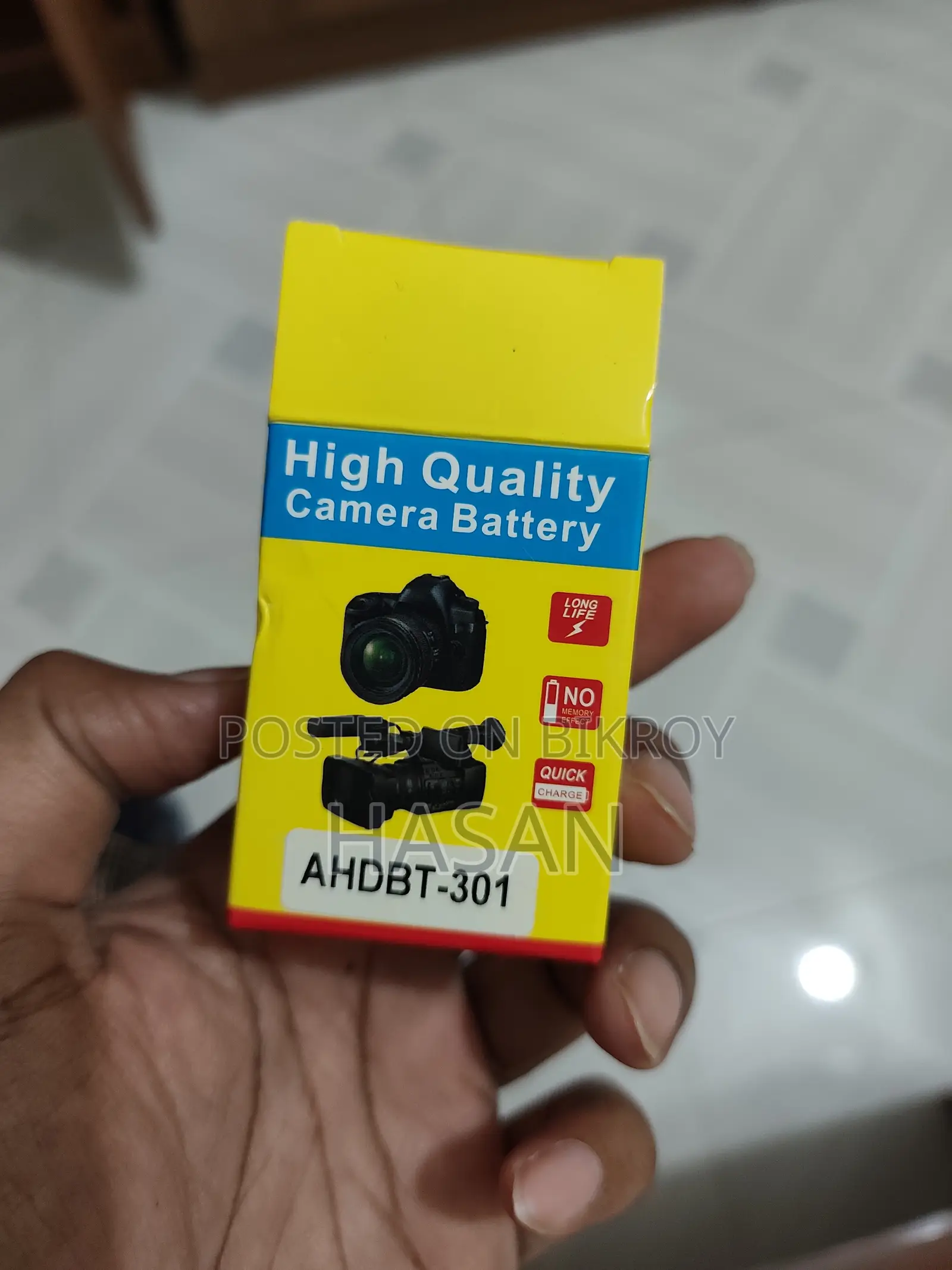 Hero Go 3 Pro ডিজিটাল ক্যামেরা ব্যাটারি হাই কোয়ালিটি