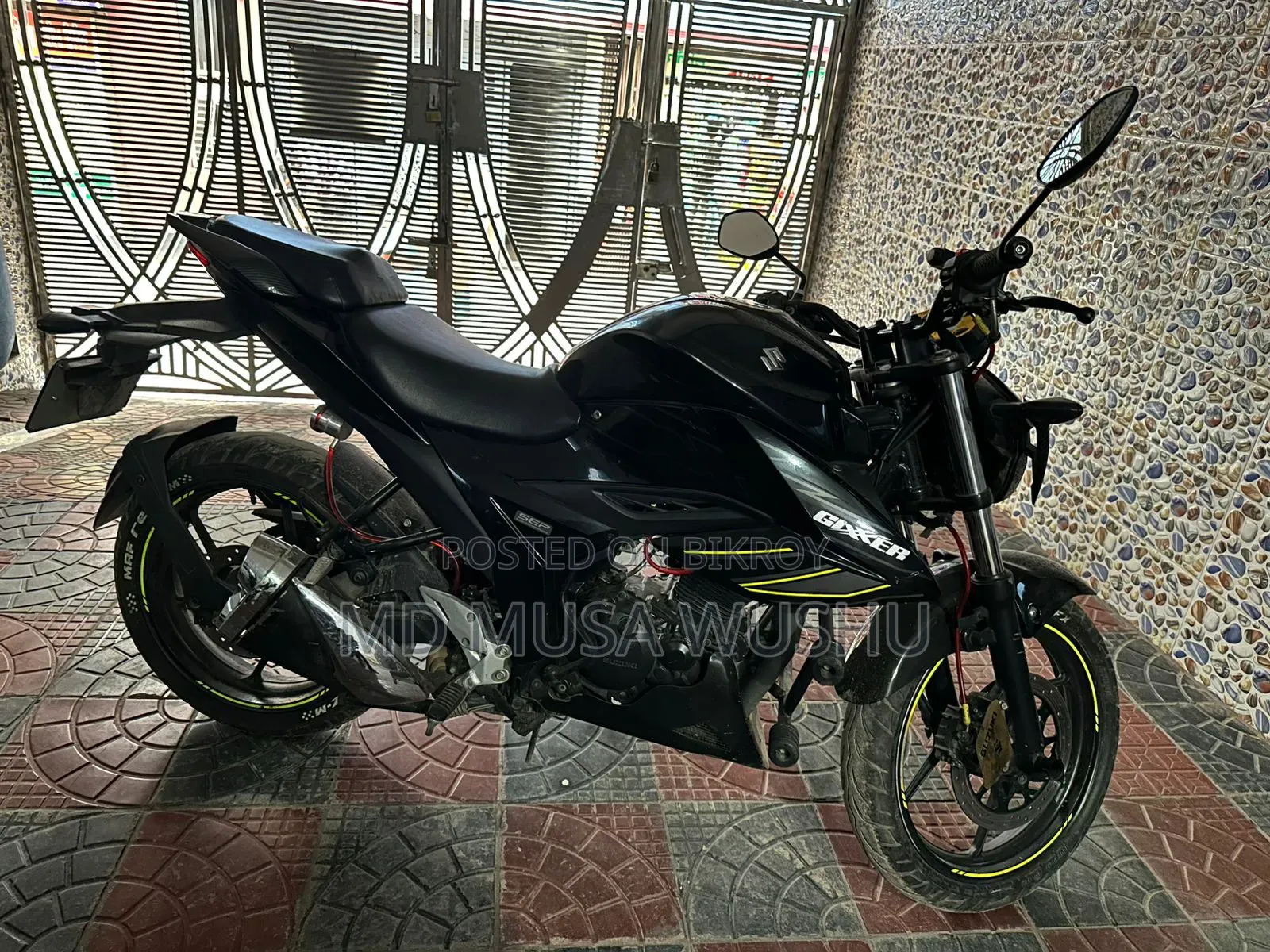 Suzuki Gixxer Monotone 2024 Black
