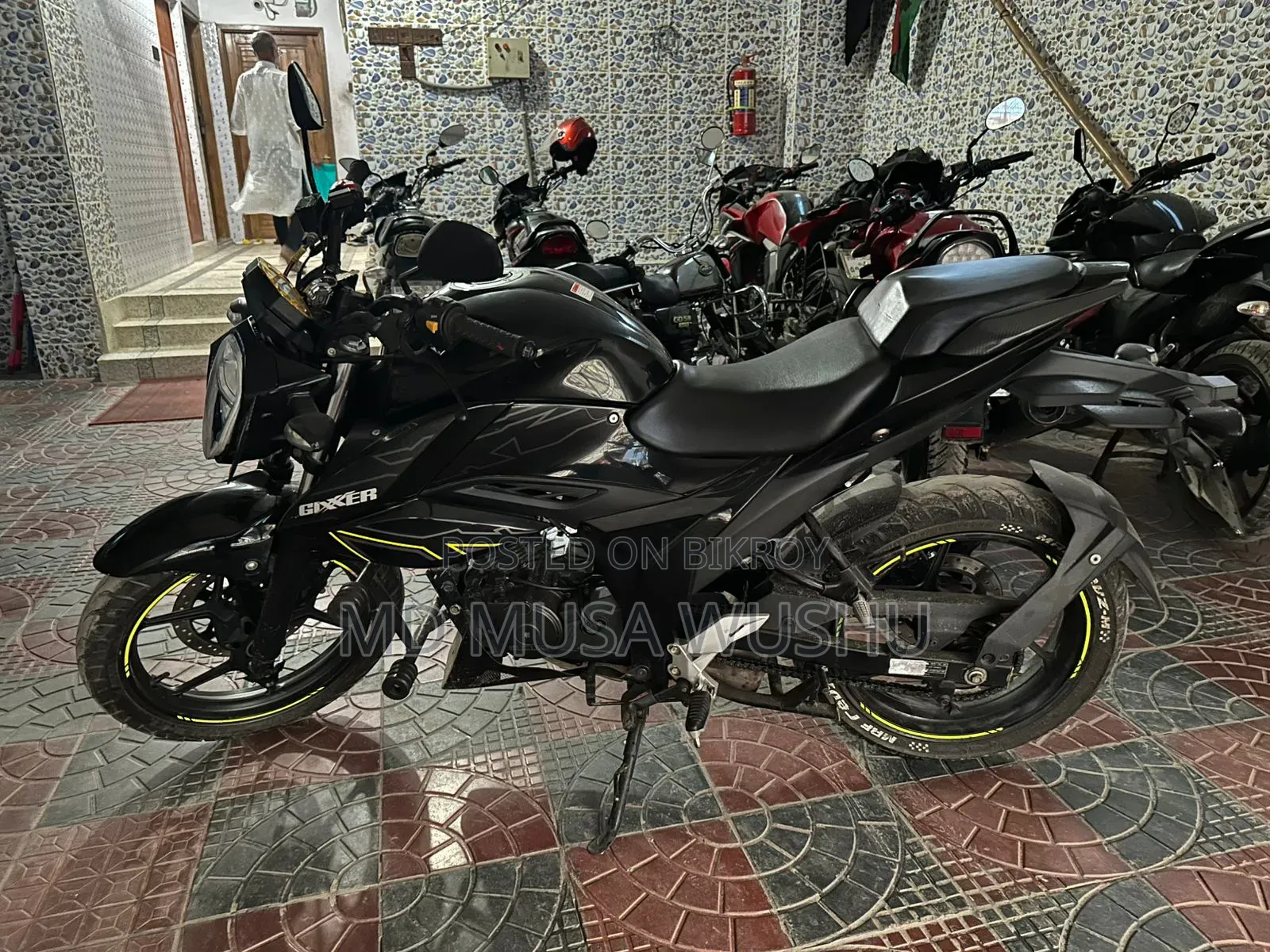 Suzuki Gixxer Monotone 2024 Black