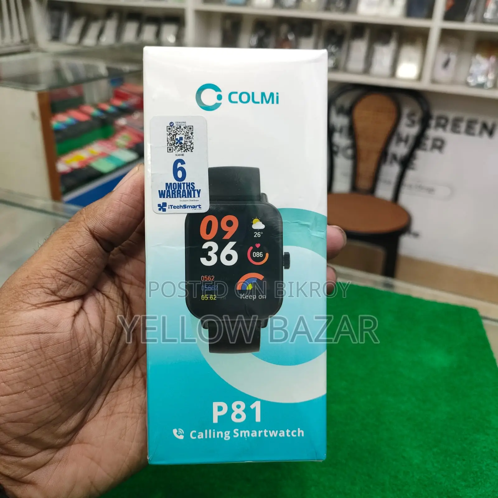 Colmi P81 Bluetooth Calling Silver Smart Watch
