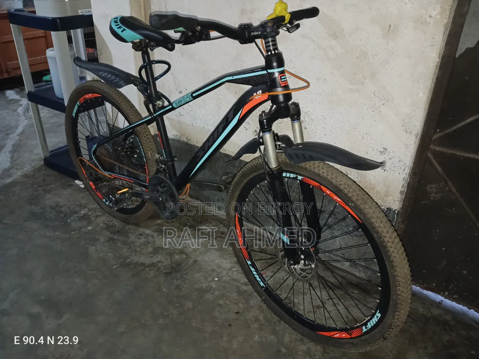 Shift Bicycle With Double Hydraulic Brake