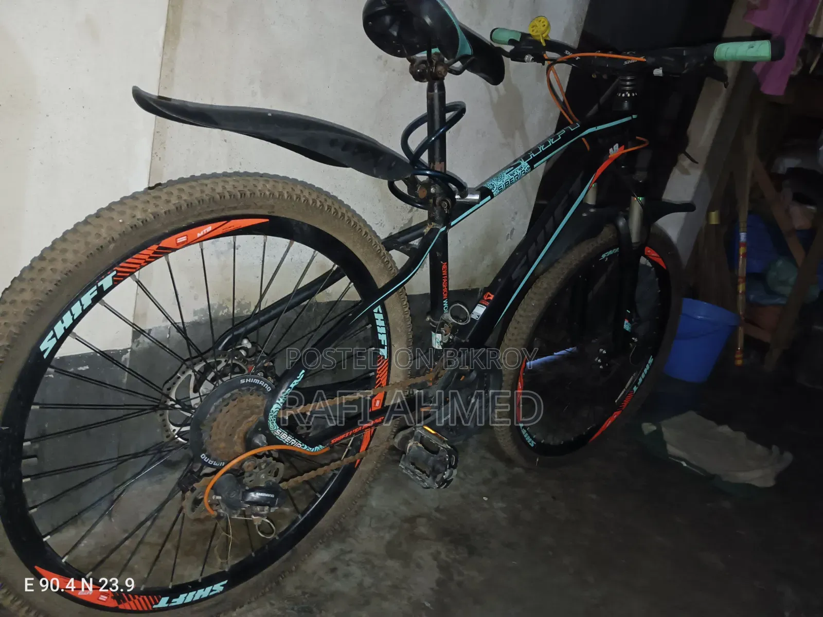 Shift Bicycle With Double Hydraulic Brake