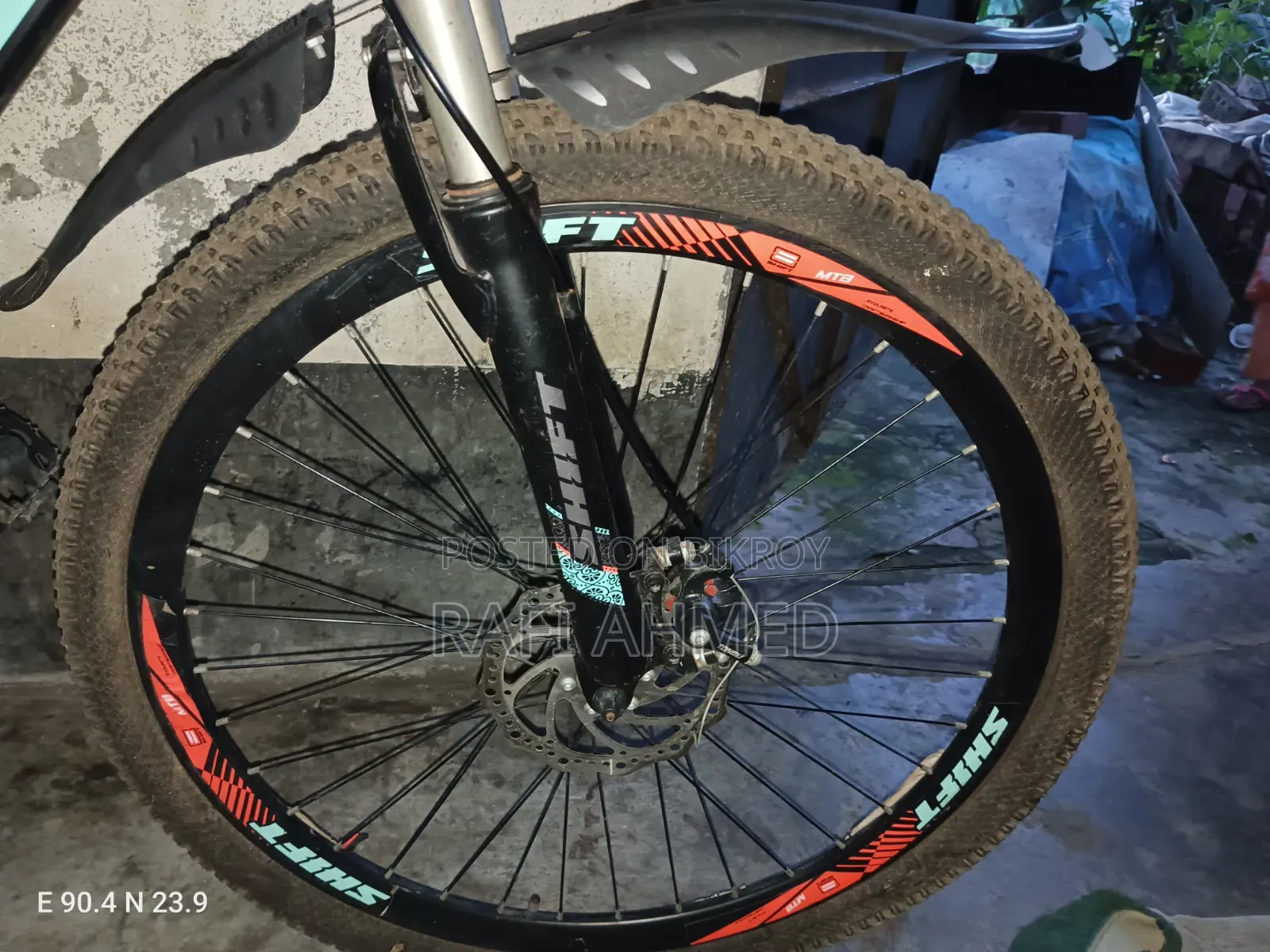Shift Bicycle With Double Hydraulic Brake