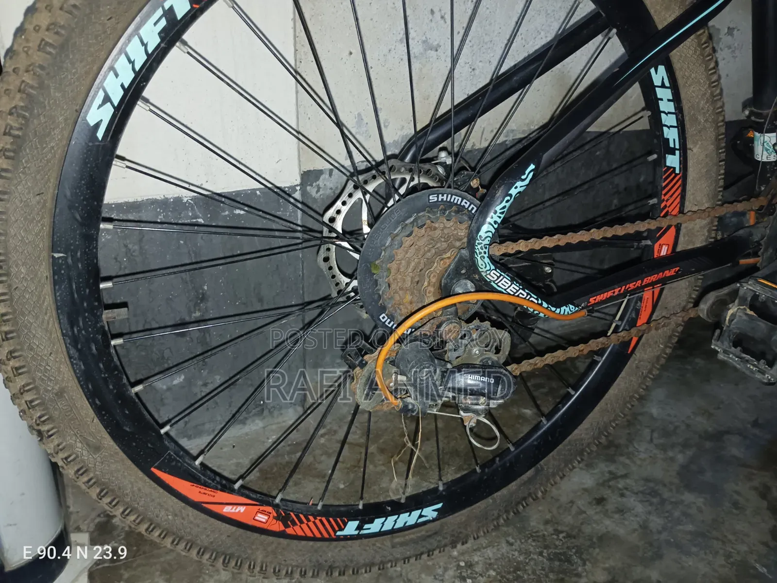 Shift Bicycle With Double Hydraulic Brake