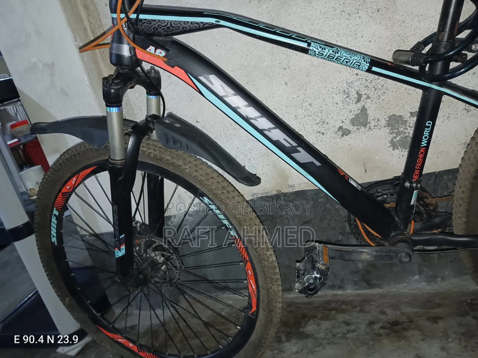Shift Bicycle With Double Hydraulic Brake