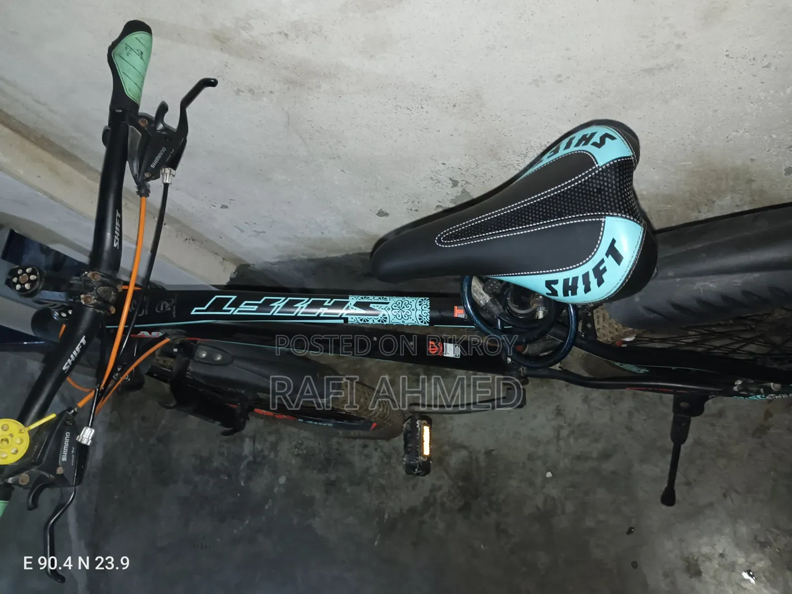 Shift Bicycle With Double Hydraulic Brake