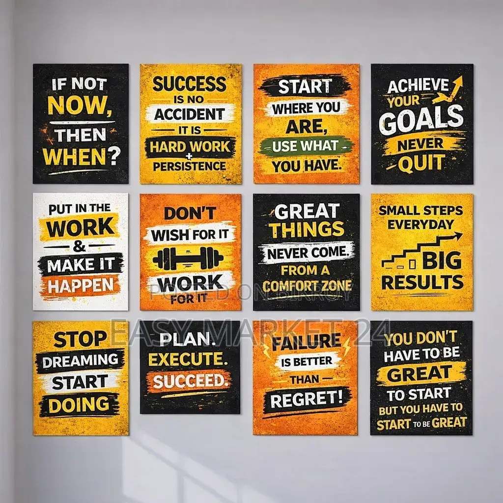Premium Motivational Wall Frame