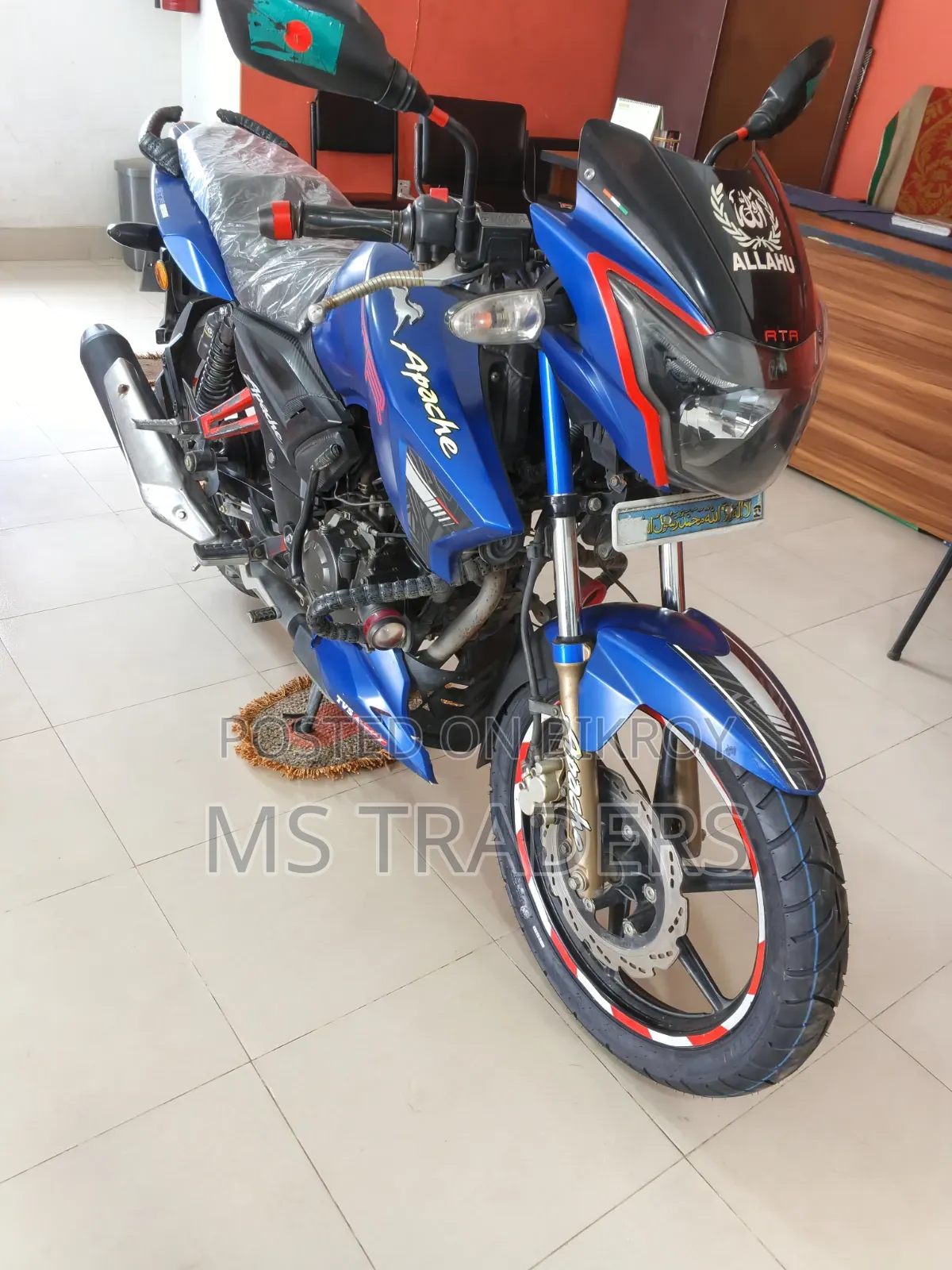 TVS Apache RTR 160 2V 2021 Blue